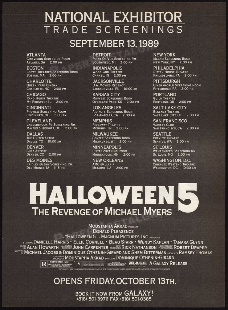 Halloween 5: The Revenge of Michael Myers