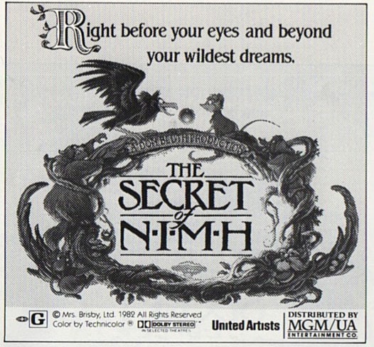 The Secret of NIMH