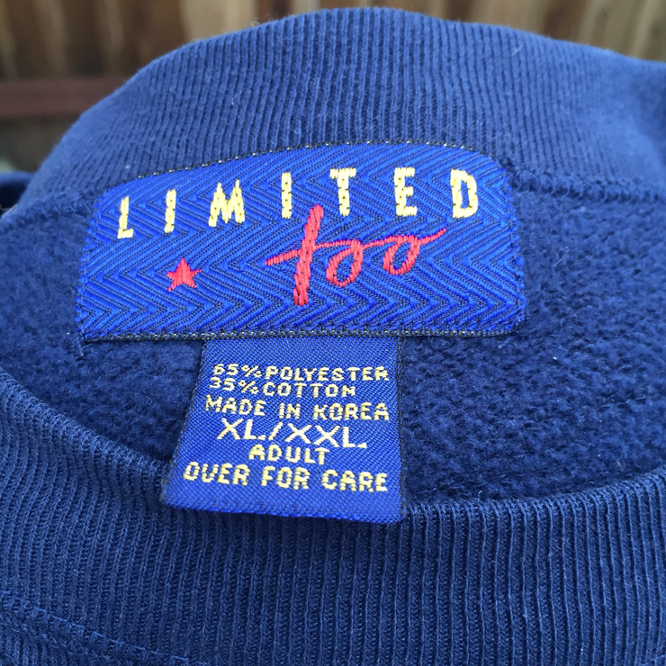 Vintage 90s The Limited too big logo Spell Out...