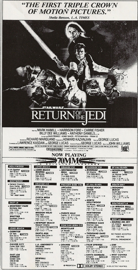 Return of the Jedi Return of the Jedi