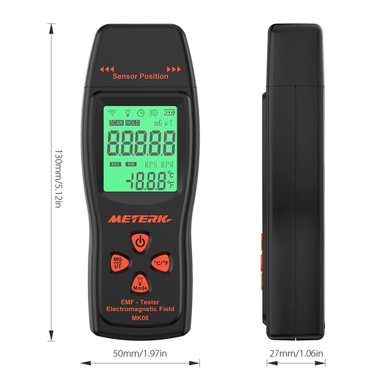 Picture of Meterk EMF Meter Field Radiation Detector