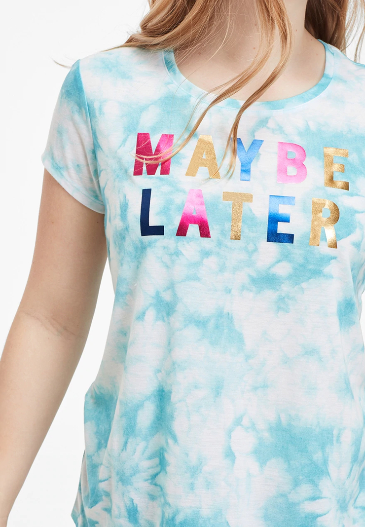 Dye Effect Girls Graphic Tee | Justice