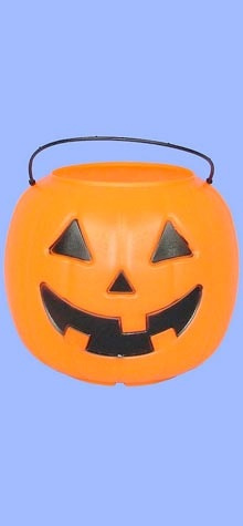 7 ½” x 9” Orange Pumpkin Pail