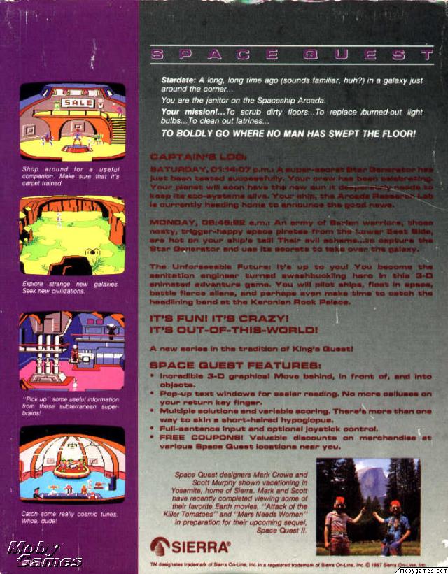 Space Quest: The Sarien Encounter
