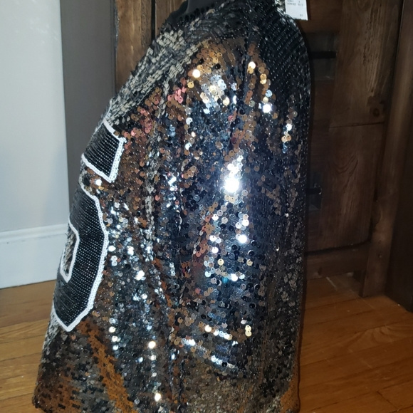 Forever 21 Tops | #95 Sequined Jersey Top | Poshmark