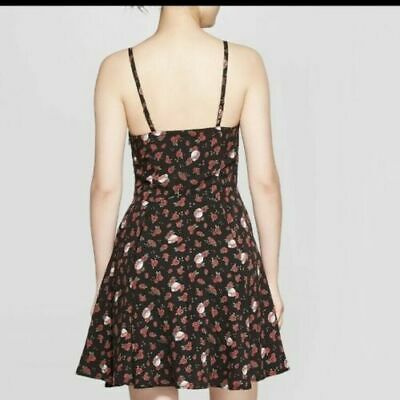 Junk Food Women's Grateful Dead Sleeveless A-Line Dress - Black M