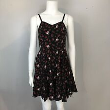 Junk Food Women's Grateful Dead Sleeveless A-Line Dress - Black M