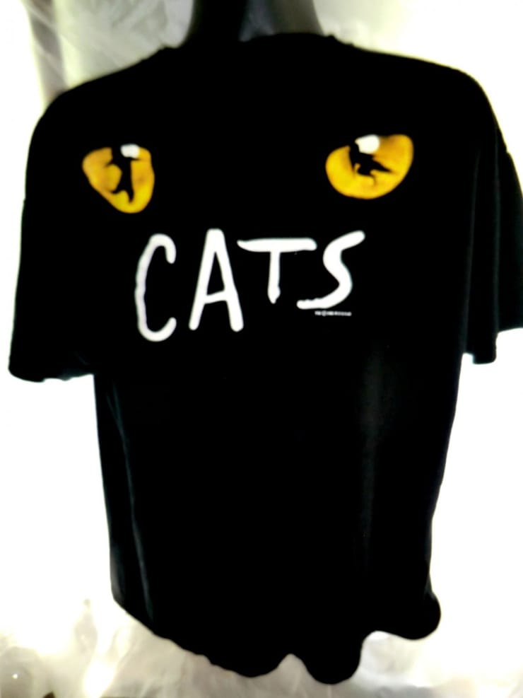 SOLD! Broadway’s CATS Musical Vintage 1981 T-Shirt Size XXL