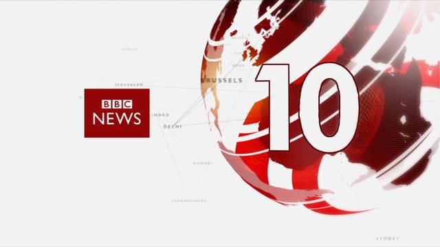 Picture of BBC News at Ten O'Clock