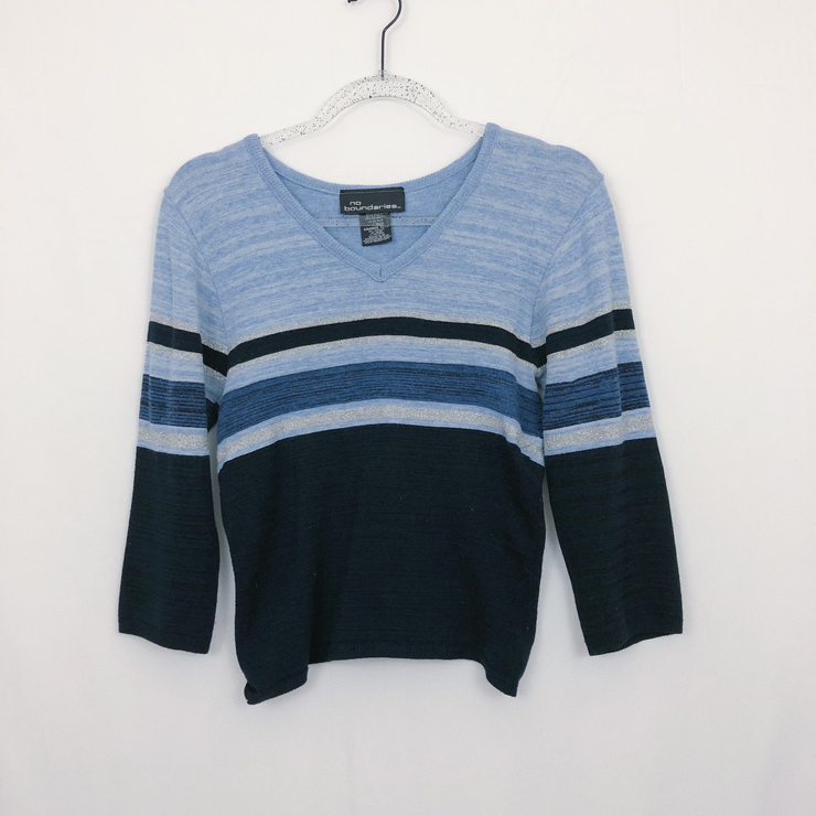 Vintage 90s striped sweater top! Nice different...