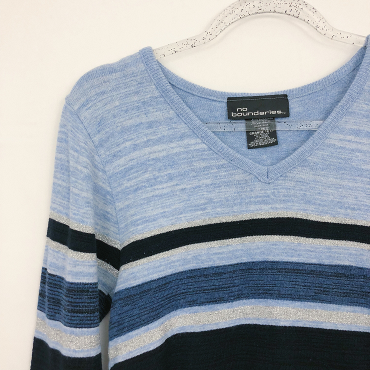 Vintage 90s striped sweater top! Nice different...