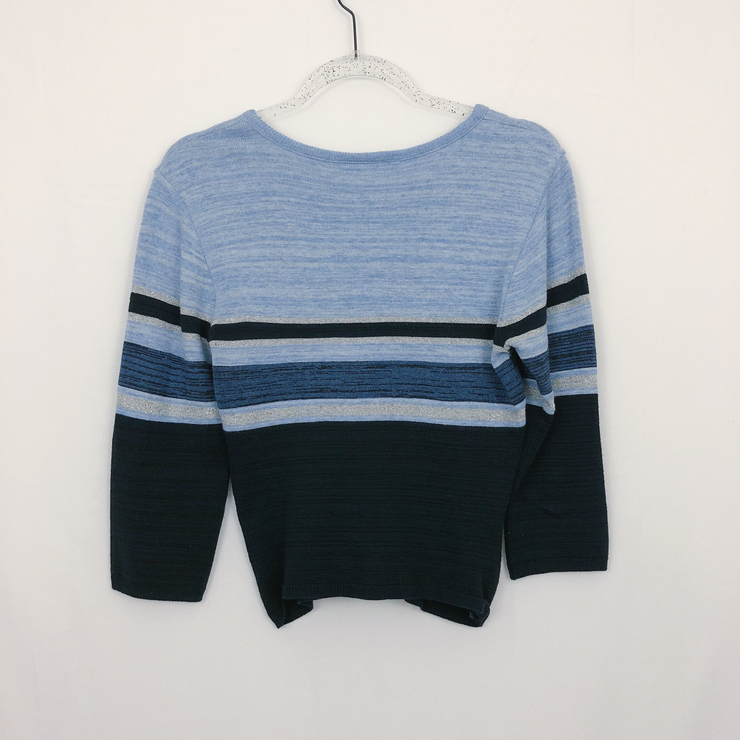 Vintage 90s striped sweater top! Nice different...