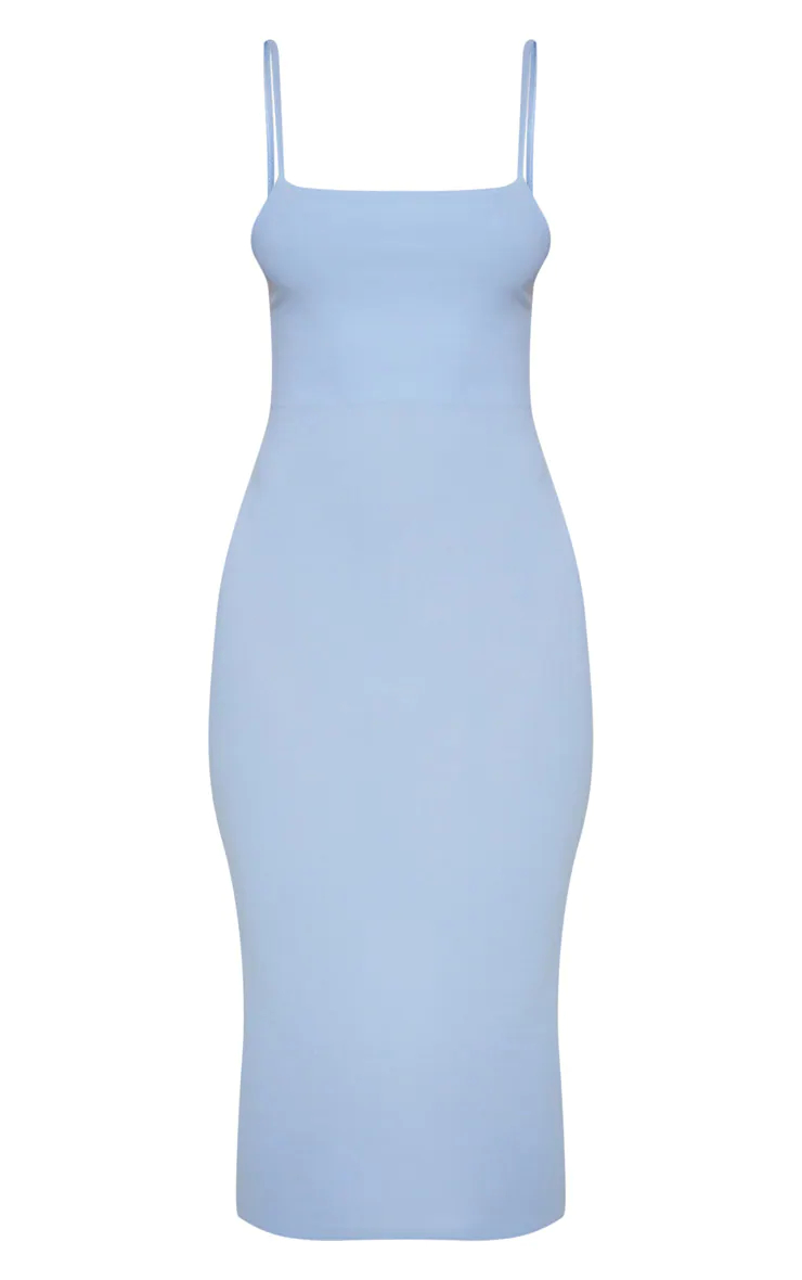 Picture of Baby Blue Strappy Midi Dress