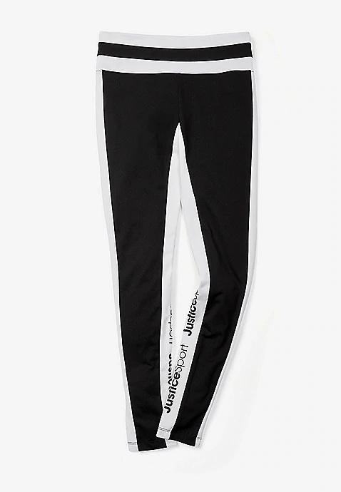 Stripe Active Girls Leggings | Justice