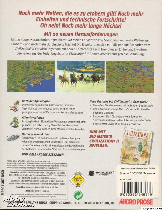 Civilization II Scenarios: Conflicts in Civilization