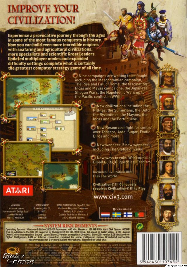 Civilization III: Conquests