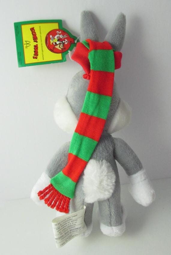 McDonald's Christmas Bugs Bunny Plush Toy 1992