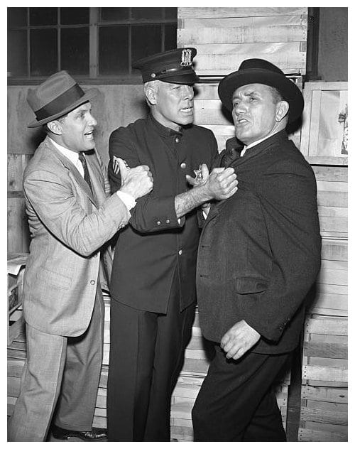 Robert Stack, Lee Marvin, Frank DeKova