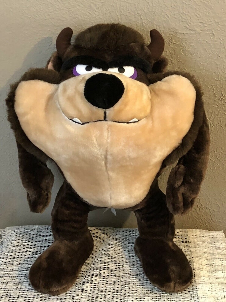 Tasmanian Devil (Taz) 18” Poseable Plush 1993