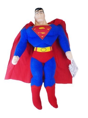 Justice League Superman Plush Doll with Plastic Head