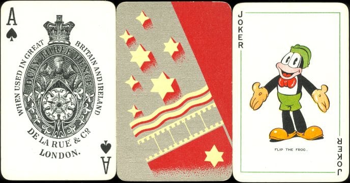 1933 Thomas De La Rue MGM Film Stars Playing Cards