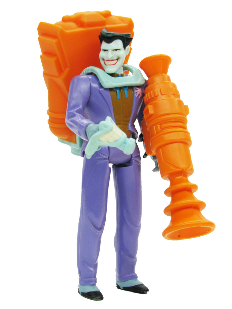 Kenner DC Comics Batman: The Animated Series The Joker (with Laughing Gas Spray Gun) Action Figure 4.75 Inches