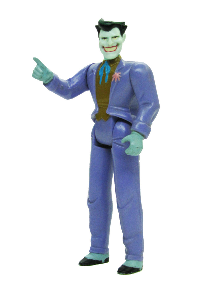 Kenner DC Comics Batman: The Animated Series The Joker (with Laughing Gas Spray Gun) Action Figure 4.75 Inches
