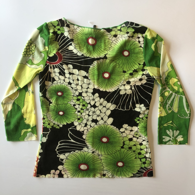 90s mesh top \nLike green, black and red \nTie dye...