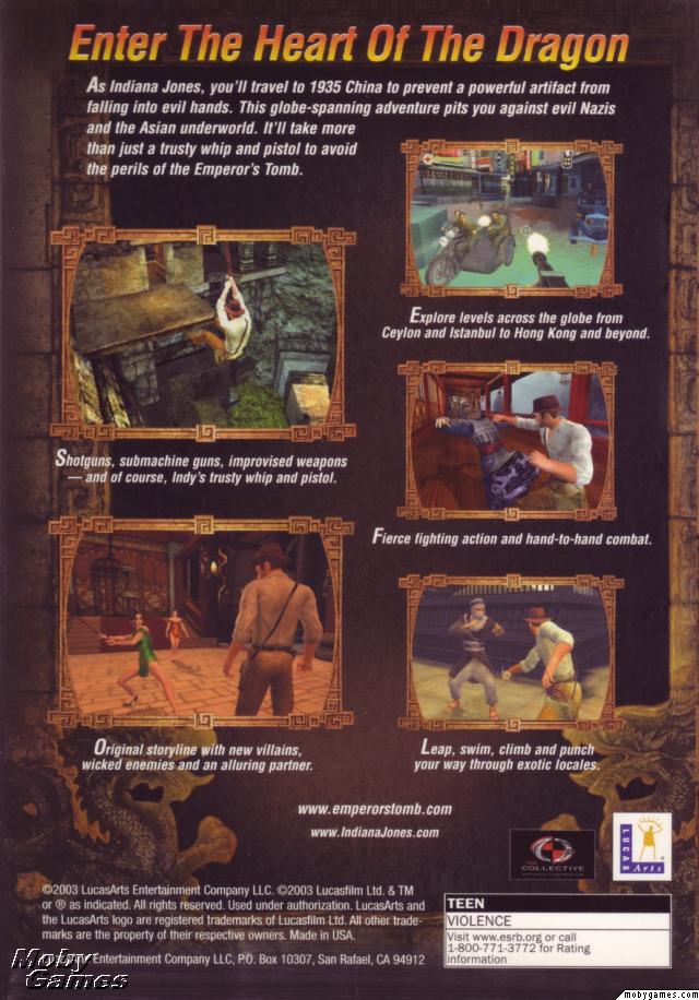 Indiana Jones and the Emperor's Tomb