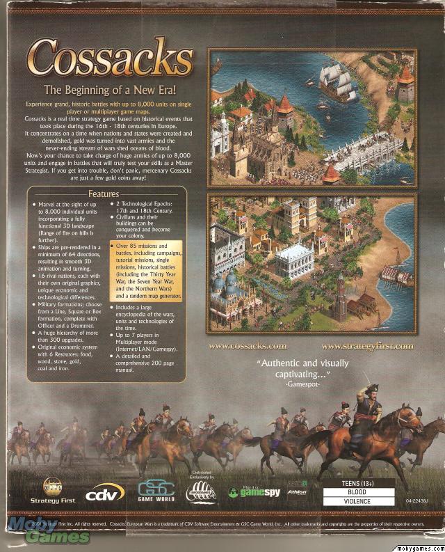 Cossacks: European Wars