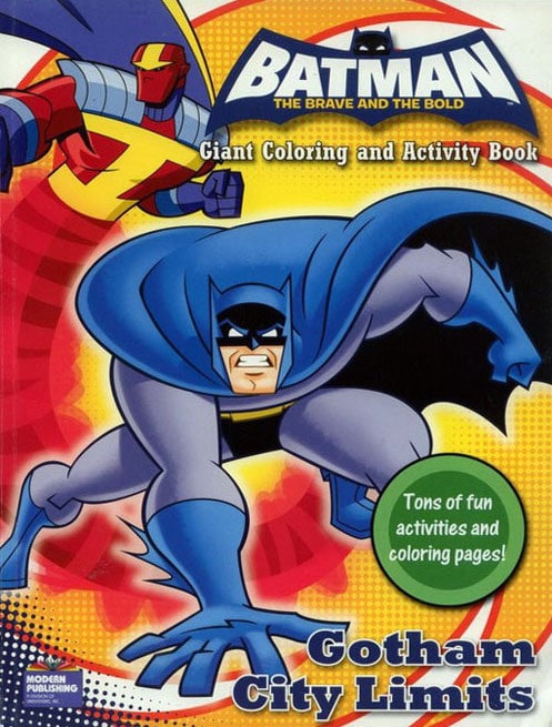 Batman the Brave and the Bold Coloring and Activity Book Gotham City Limits 32 Pages