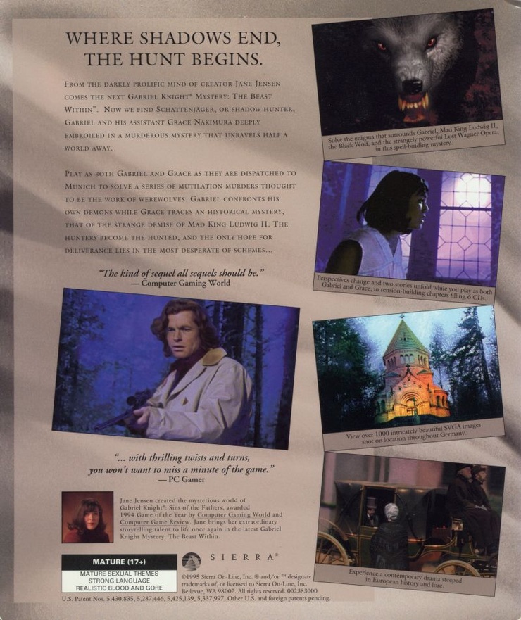 The Beast Within: A Gabriel Knight Mystery