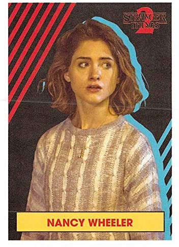 Natalia Dyer trading card (Nancy Wheeler, Stranger Things) 2019 Topps Netflix Sticker #CS9