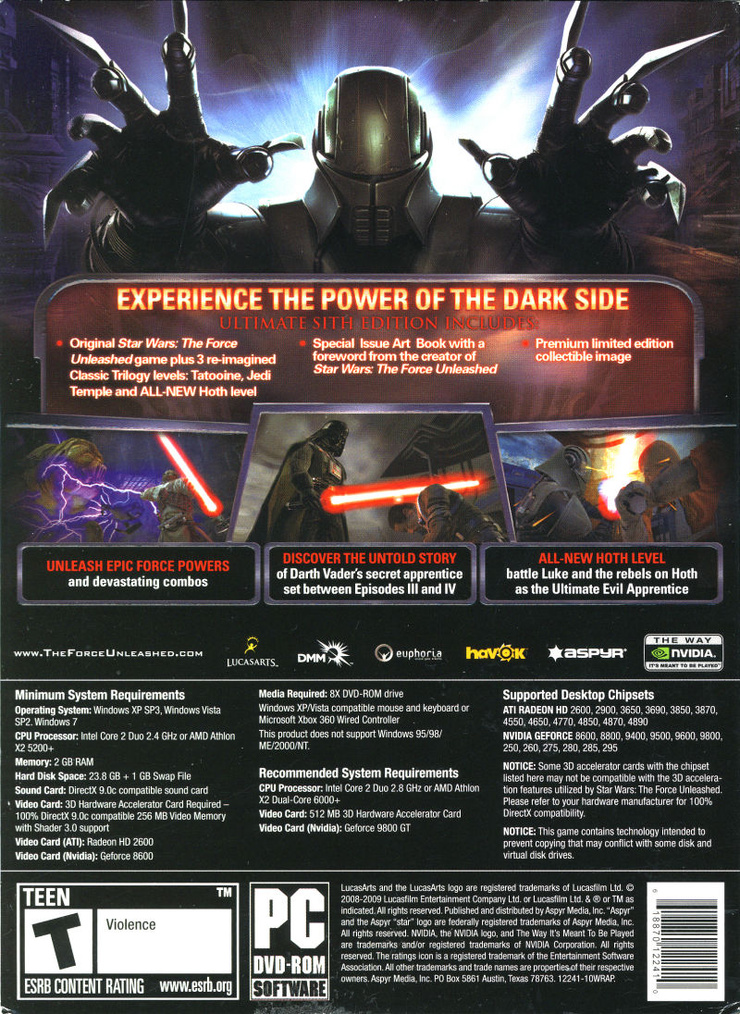 Star Wars: The Force Unleashed - Ultimate Sith Edition