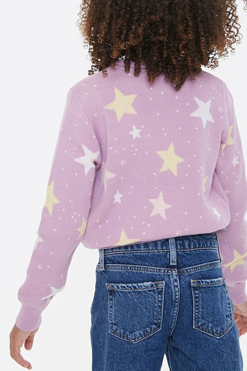 Girls Star Print Sweater (Kids)