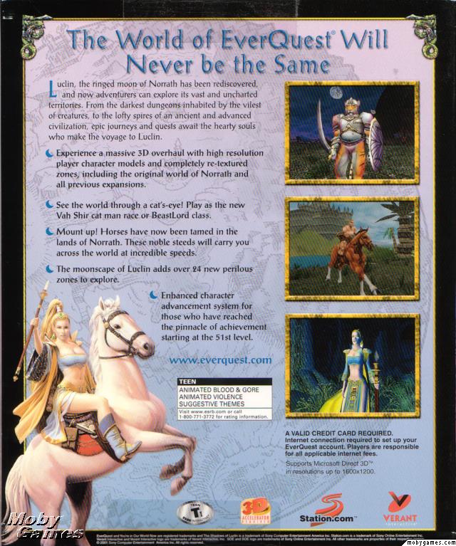 Picture of EverQuest: Shadows of Luclin (Expansion)