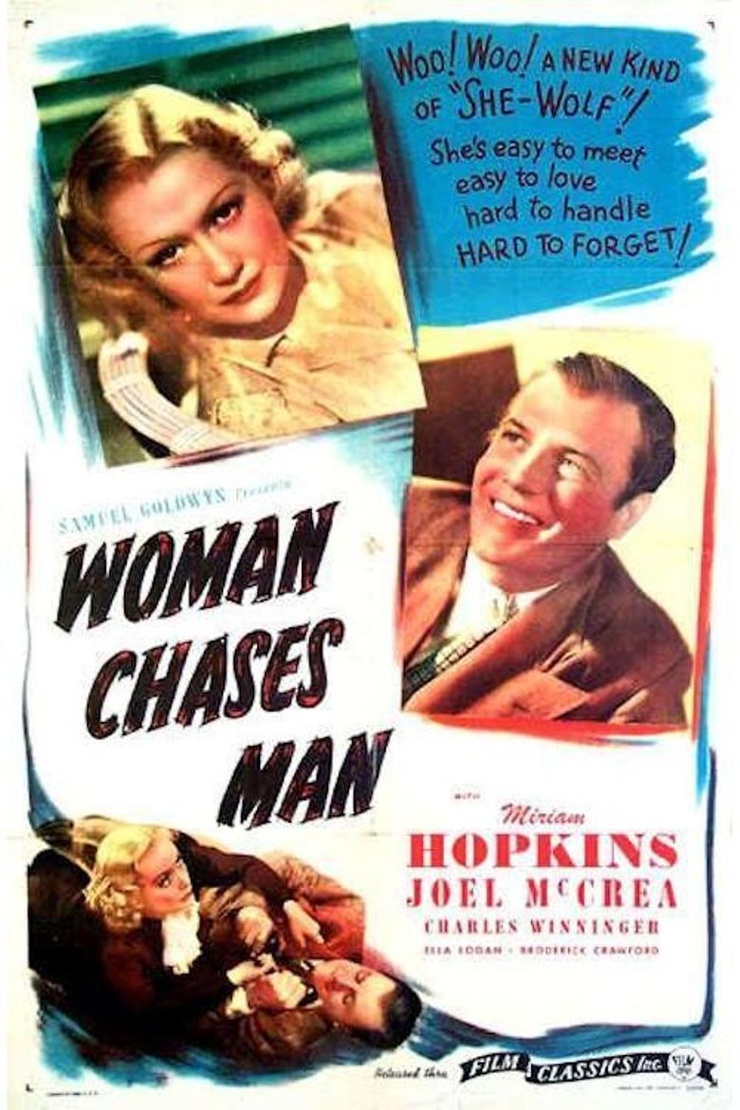 Woman Chases Man
