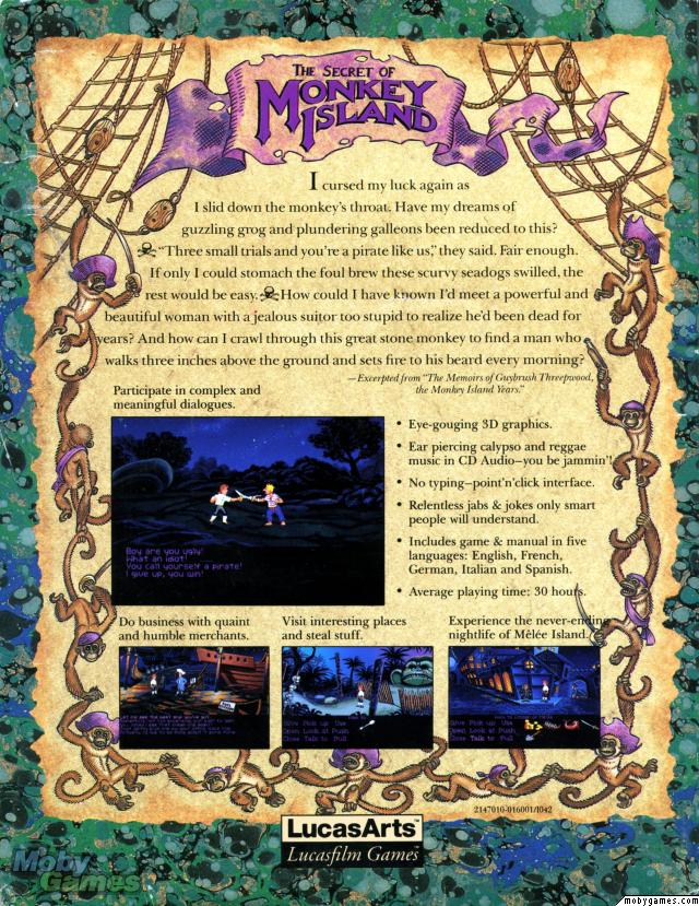 The Secret of Monkey Island [VGA CD Edition]