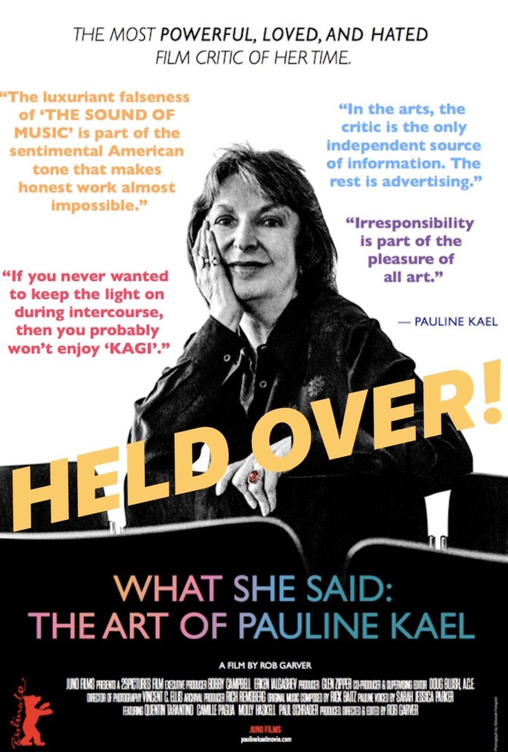 What She Said: The Art of Pauline Kael