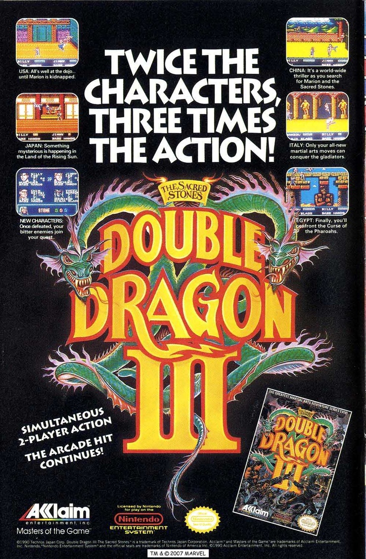 Double Dragon III: The Sacred Stones