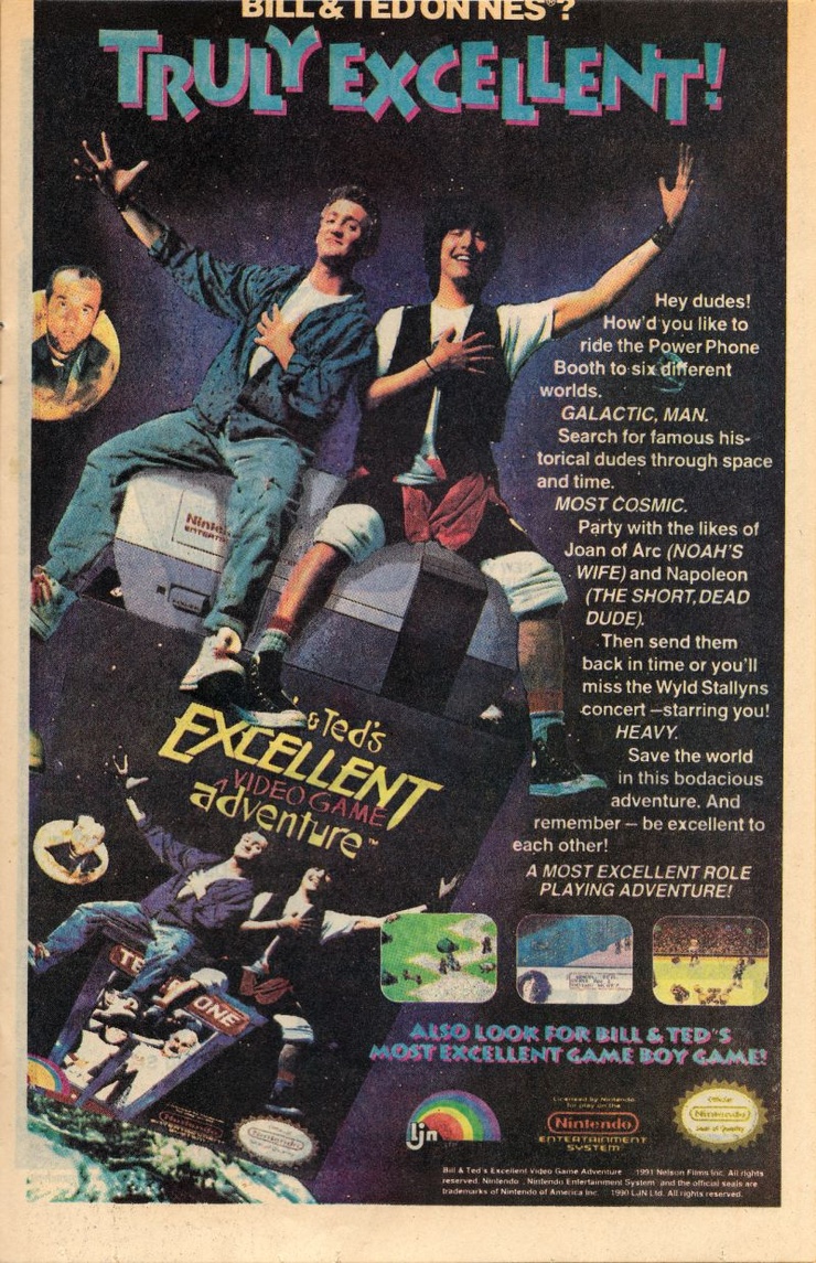 Bill & Ted's Excellent Video Game Adventure