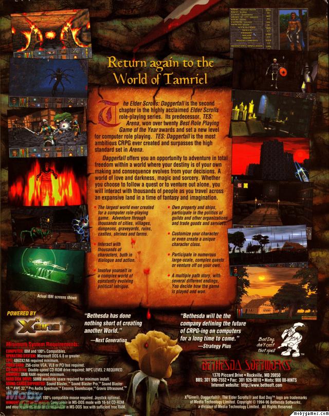 The Elder Scrolls II: Daggerfall