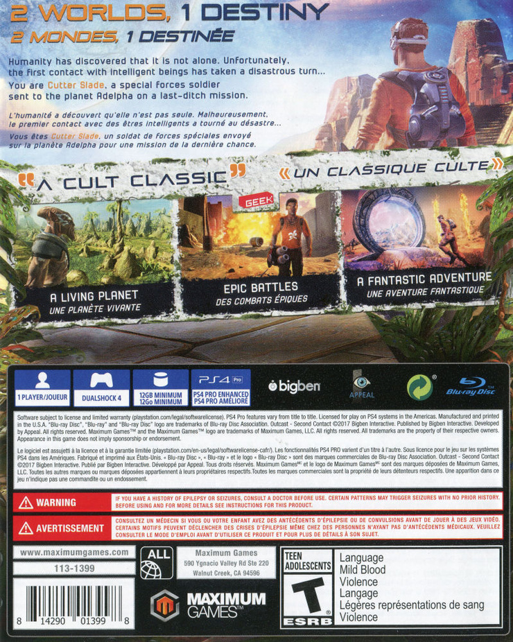 Outcast: Second Contact