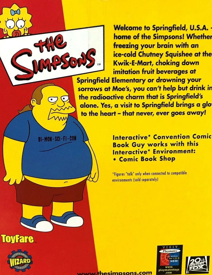 The Simpsons: Convention Comic Book Guy Action Figure