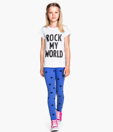 H&M Rock My World Jersey Top