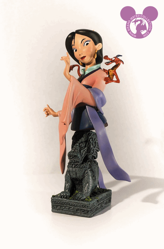 Mulan and Mushu Grand Jester Studios Bust