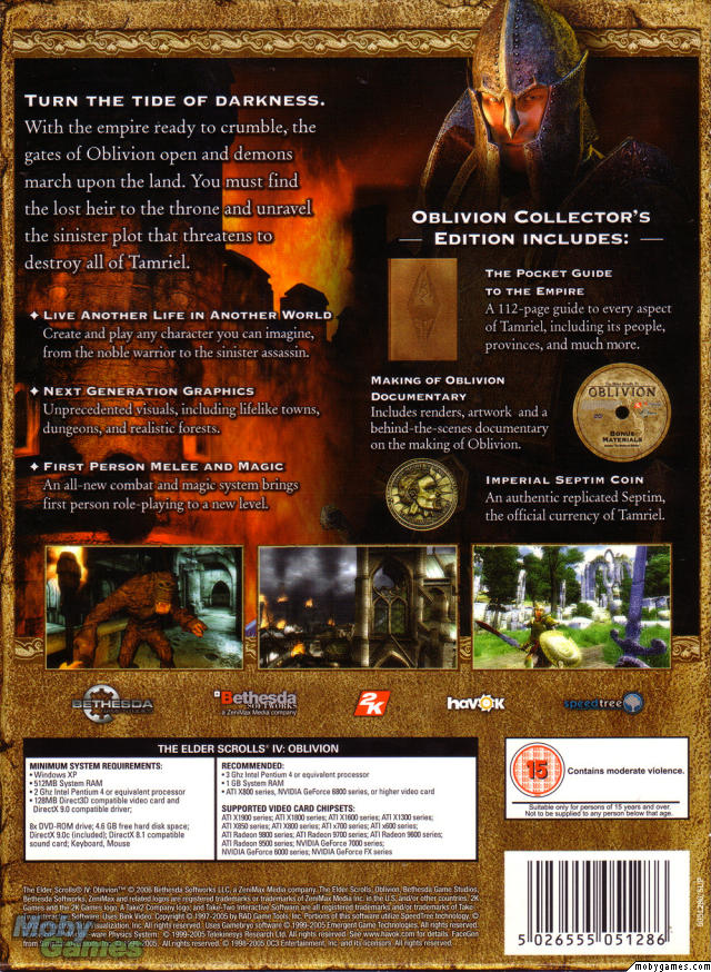 The Elder Scrolls IV: Oblivion