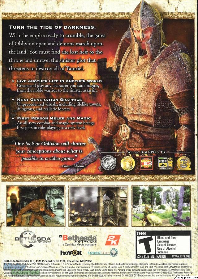 The Elder Scrolls IV: Oblivion