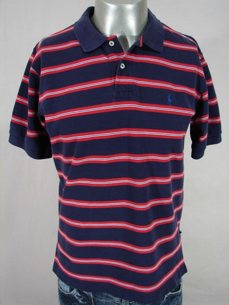 Picture of GREAT 80s VINTAGE RALPH LAUREN STRIPED POLO SHIRT 43