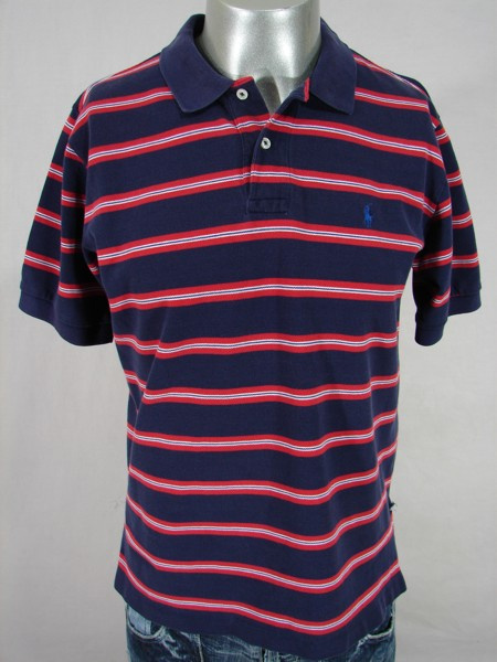 GREAT 80s VINTAGE RALPH LAUREN STRIPED POLO SHIRT 43